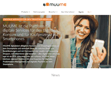 Tablet Screenshot of muume.com